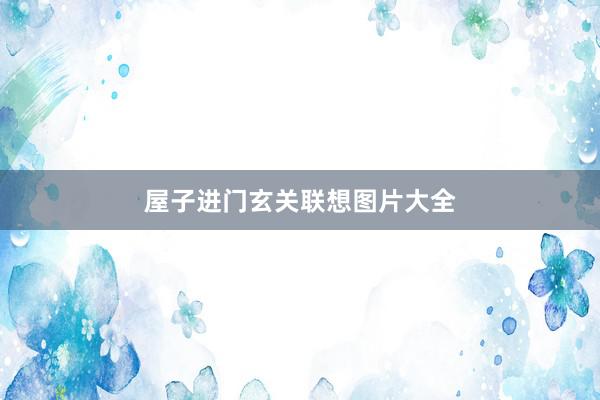 屋子进门玄关联想图片大全
